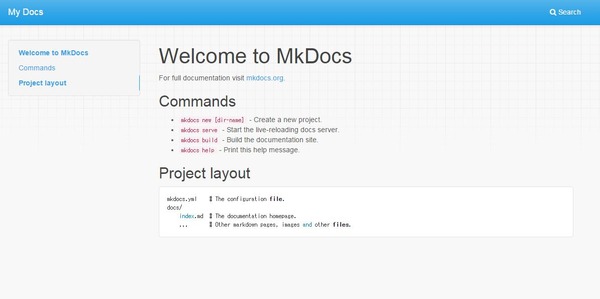 mkdocs