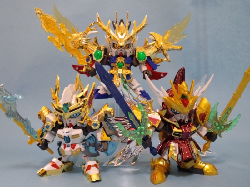 SDガンダム三国伝BBW 真 紅蓮装 曹操ガンダムVS猛虎装 孫権ガンダム