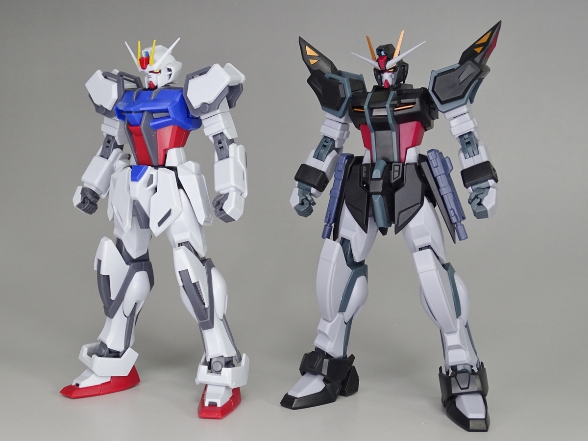 SIDE MS＞ GAT-X105E＋AQM/E-X09S ストライクノワールガンダム