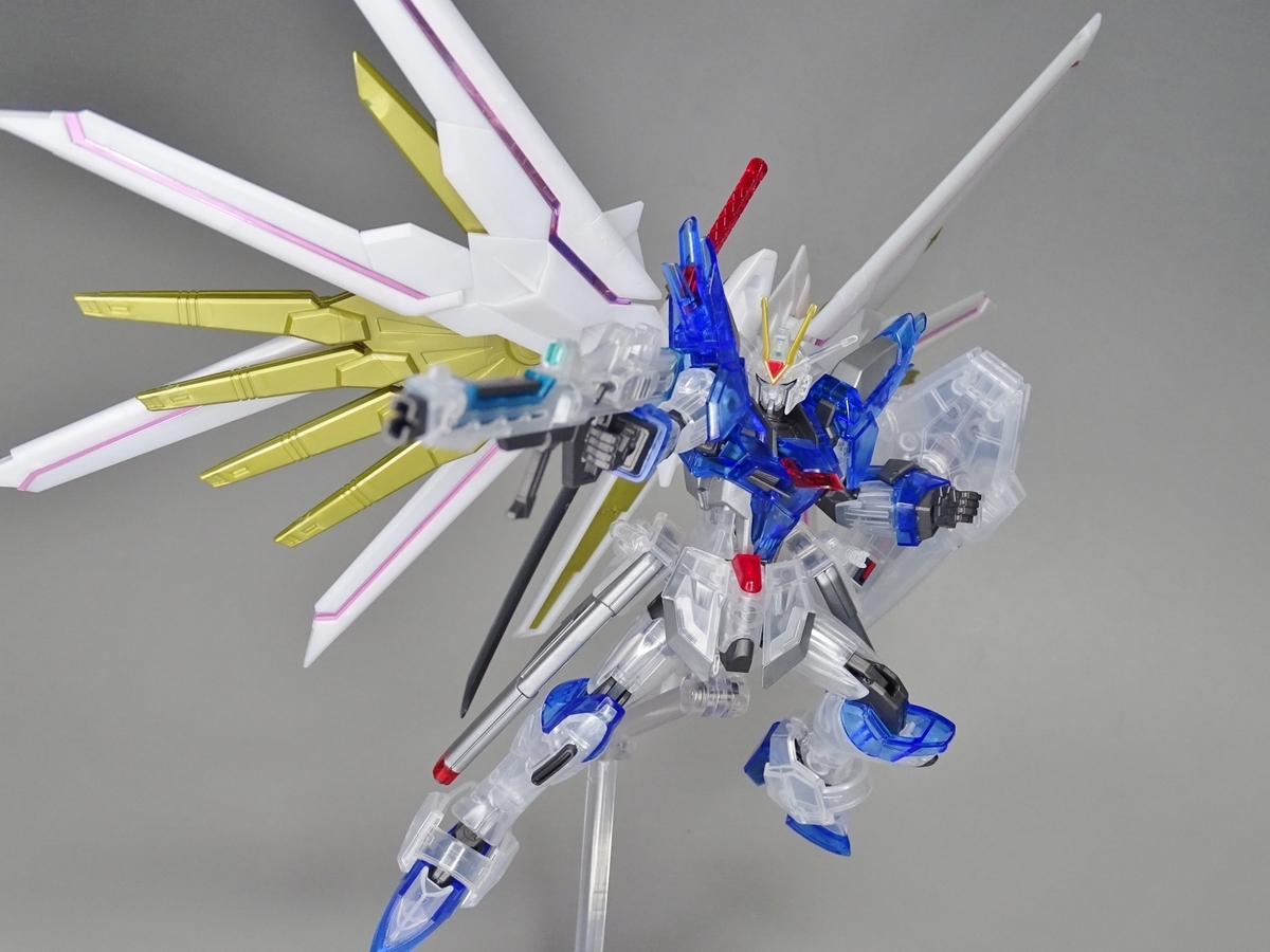 HGCE マイティーストライクフリーダムガンダム【クリアカラー