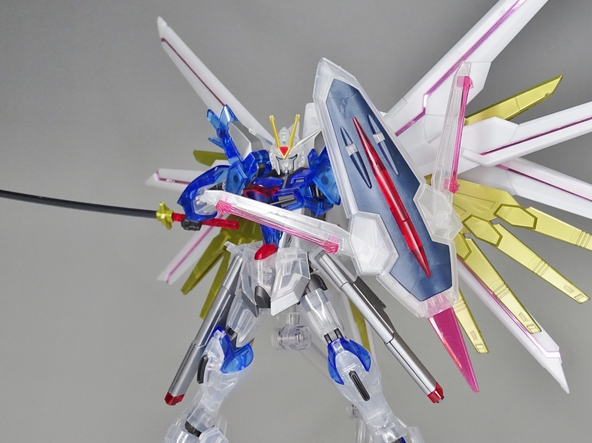HGCE マイティーストライクフリーダムガンダム【クリアカラー
