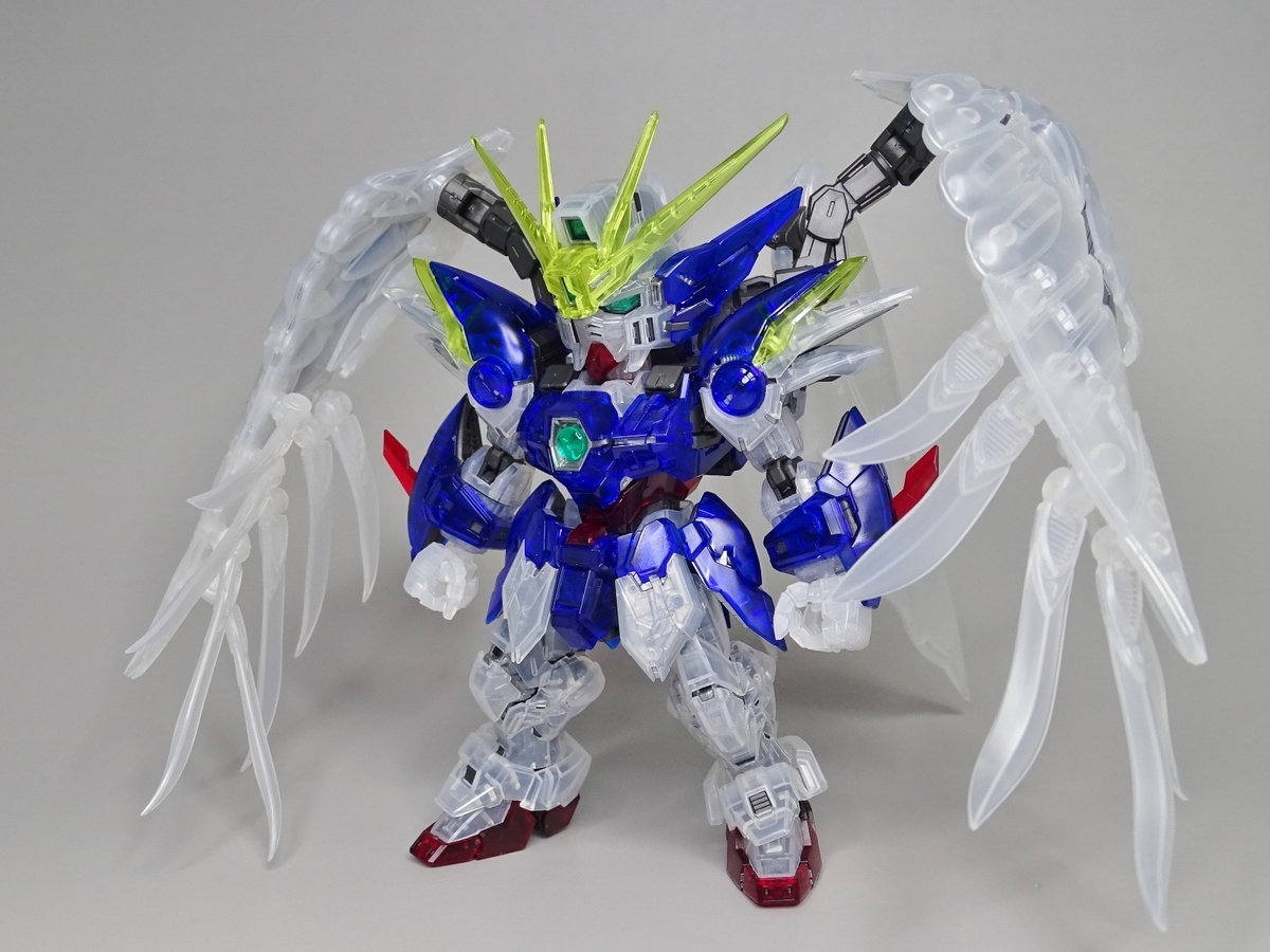 MGSD ガンダムベース限定 ウイングガンダムゼロカスタム【クリアカラー