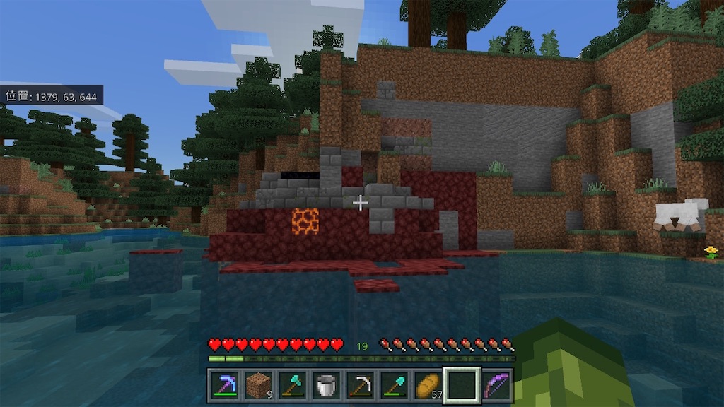 マイクラ ネザーゲートを剣にデザインする方法 ２０ あいいろのブログ
