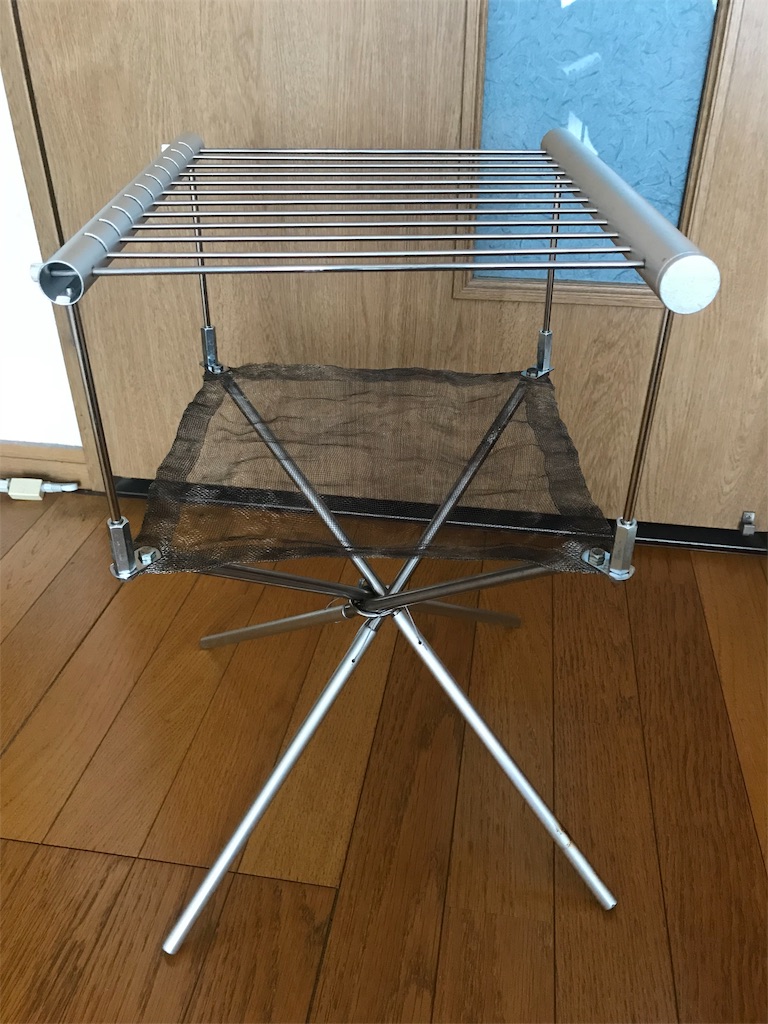 自作焚き火台のバージョンアップ モンキーからsrv250へ