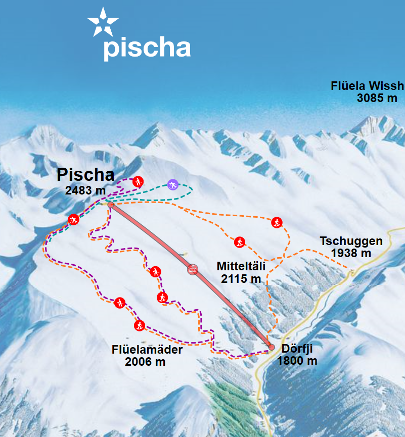 Davos　Pischa　skimap