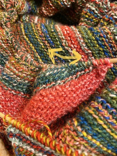 枯山水ショール（4）少しずつ - 明日天気堂