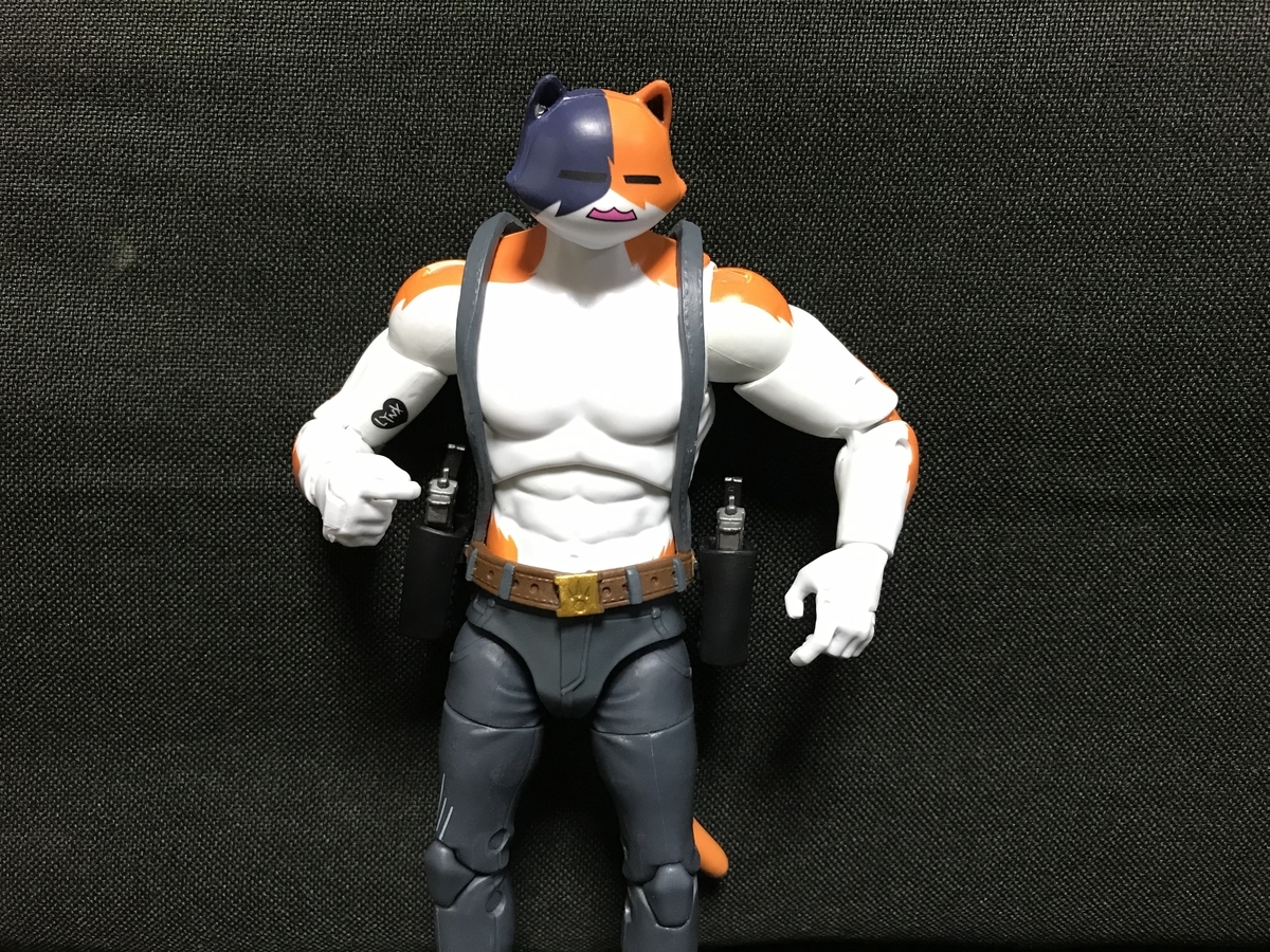 Fortnite LEGENDARY Meowscles ニャッスル　フィギュア Amazon.com: Fortnite Legendary Series Brawlers, 1 Figure Pack - 7