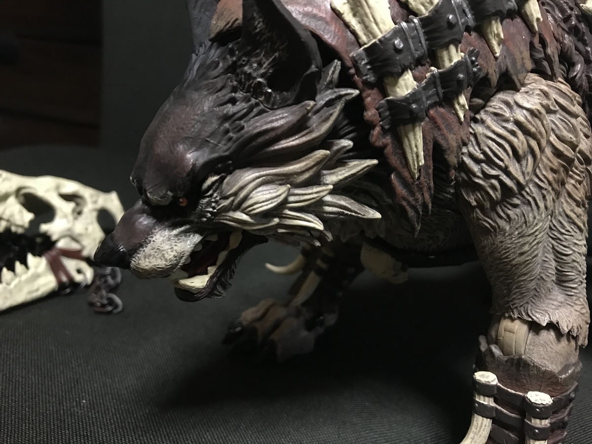 d20studio white bone wolf 1/12スケール フィギュアレビュー - あきお