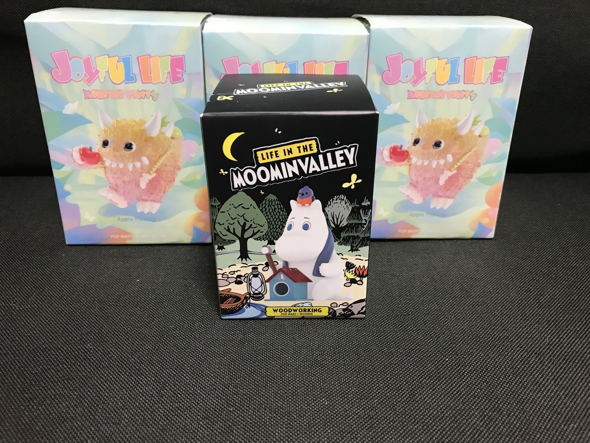 POPMART ムーミン、INSTINCTOY JOYFUL LIFE ちょっとだけ買ってみた