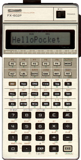 CASIO プログラム関数電卓の名機 FX-502PとFA-1 希少品 楽屋裏