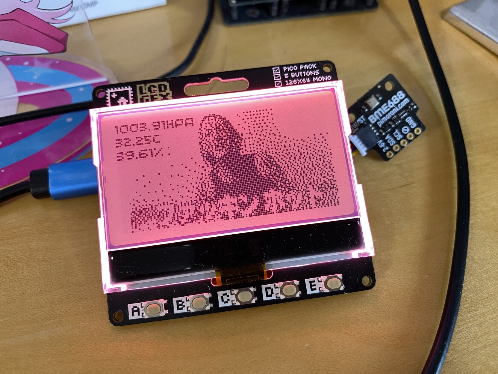 Pimoroniの新作！「Pico GFX Pack」で遊ぶ！ - あっきぃ日誌