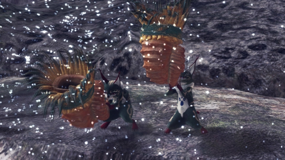 依頼その10 音色の裏には 観察依頼攻略 台地のかなで族編 モンスターハンターワールド アイスボーン 今んとこ無題