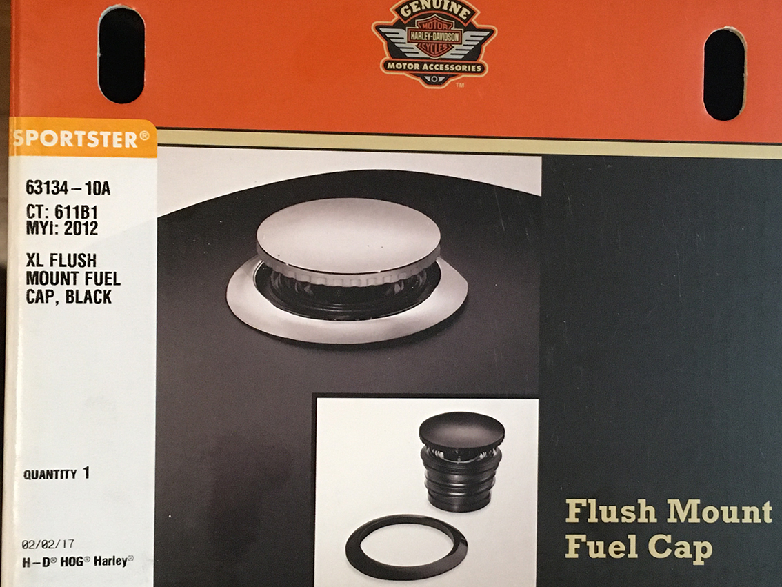 ハーレー純正 フラッシュマウント・フュエルキャップ ／スポーツスター