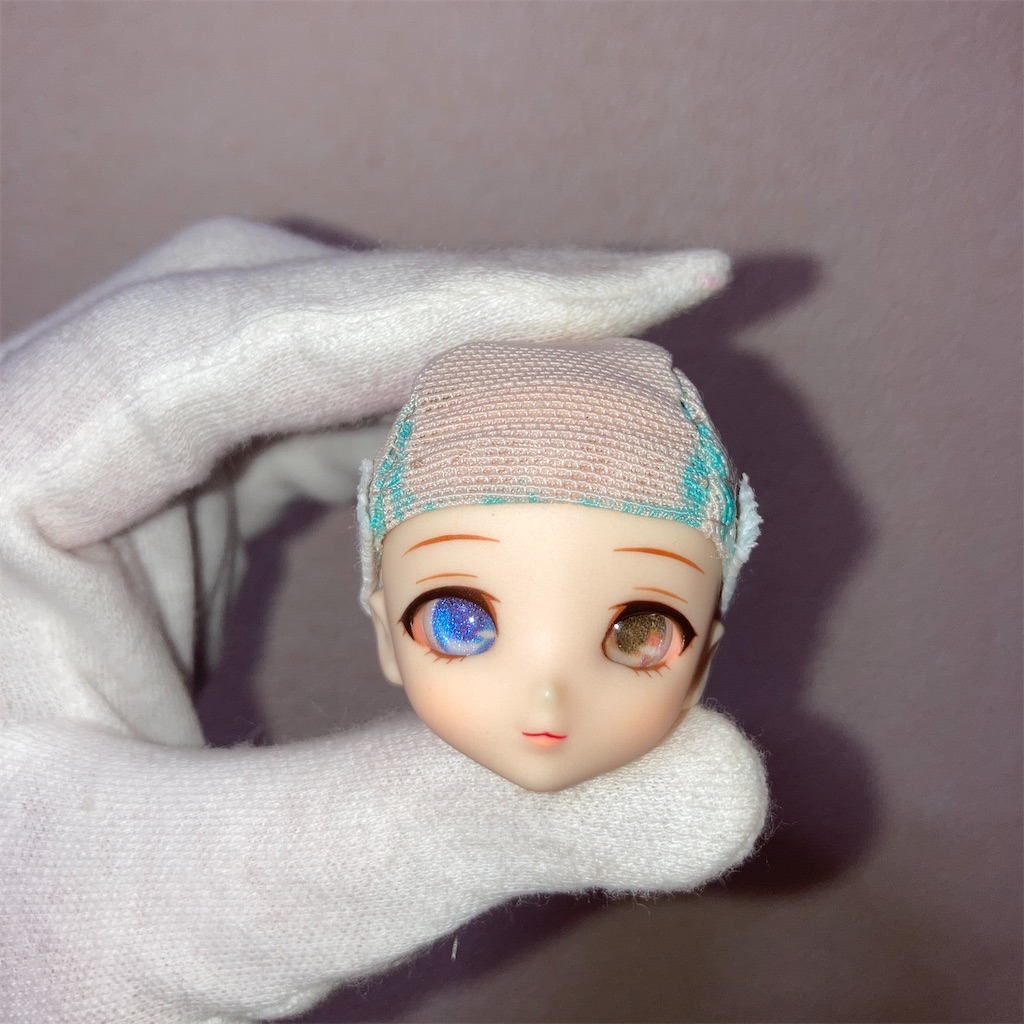 4インチドールウィッグ完成 ドールもろもろ忘備録