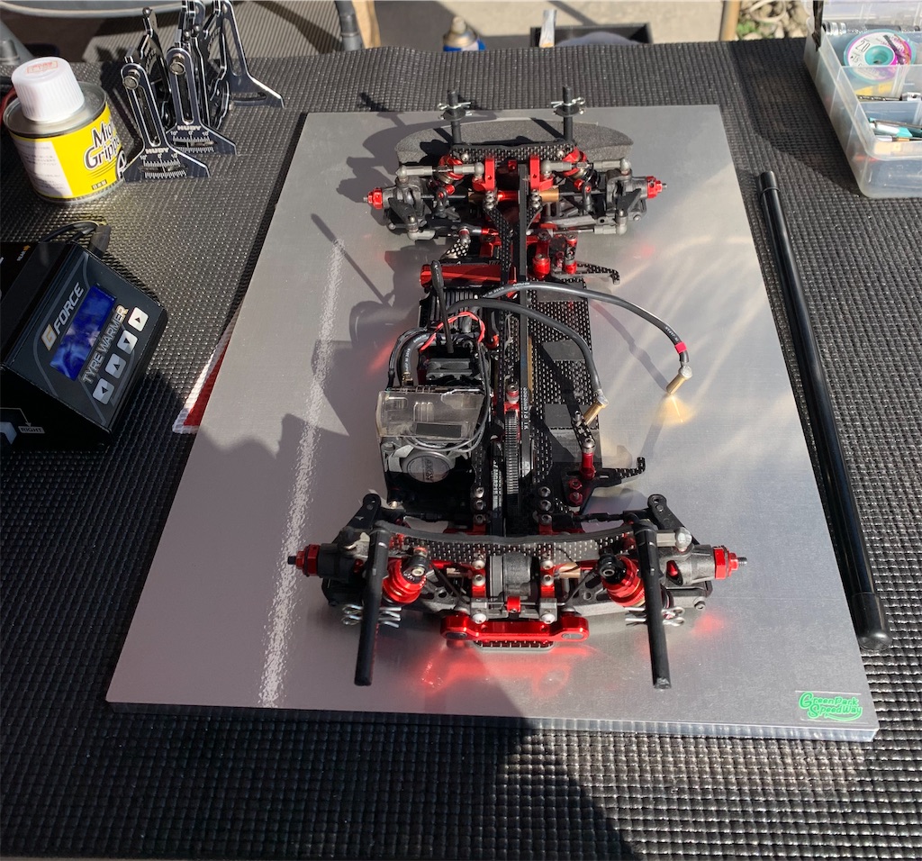 R-R-R様用 レディオガガ高橋　セッティングボードセット JConcepts「アルミ・カーボン セッティングボード」登場