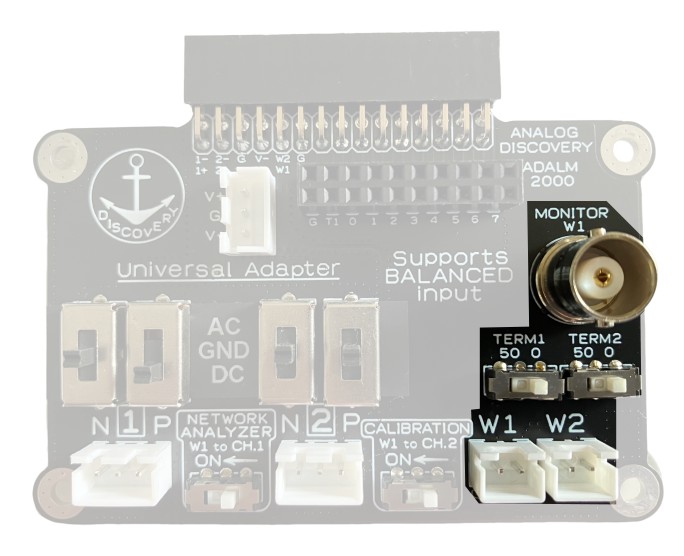 Universal Adapter for Analog Discovery & ADALM2000 - Analog 