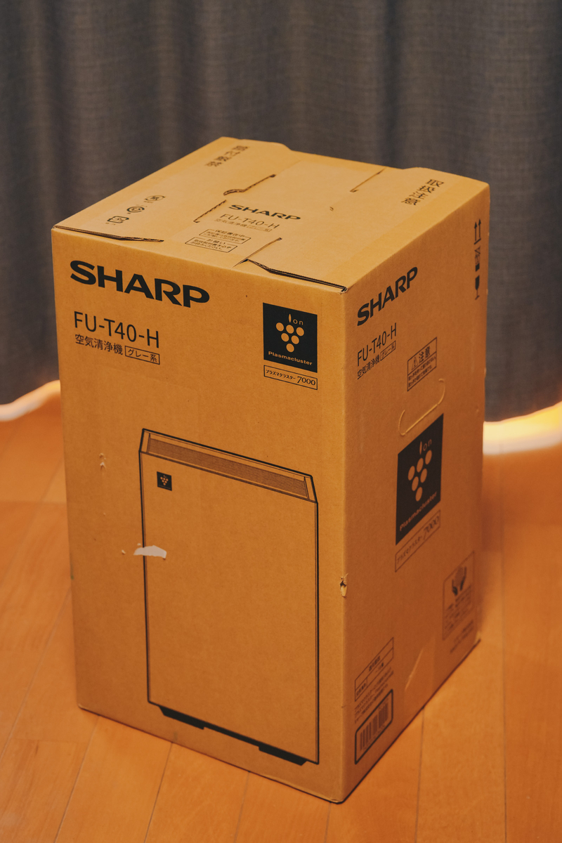 家電レビュー】SHARP 空気清浄機（FU-T40）寝室にとても良い - Anou