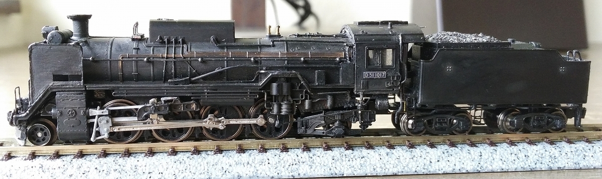 D51戦時型 (D51 1017)のディテールアップ工作-了 - Antiquity in my Closet