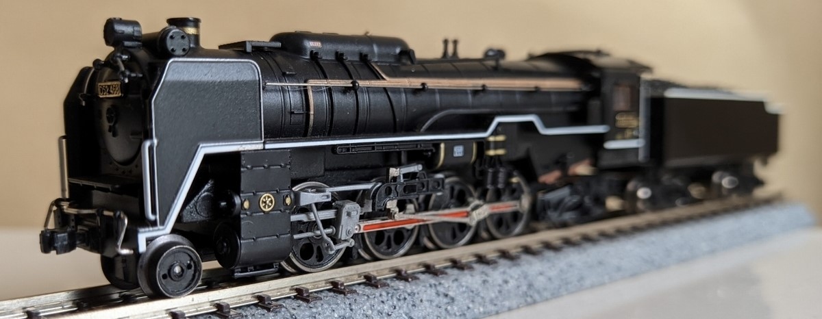 マイクロエースのD52 468号機ディテールアップ6 -細部追加/塗装