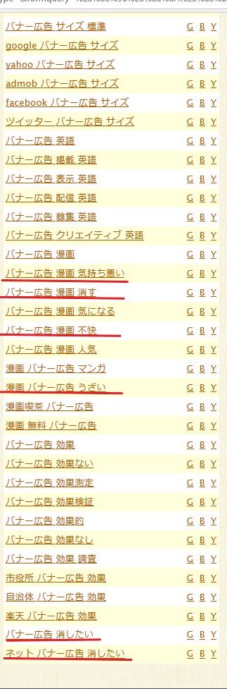 バナー広告