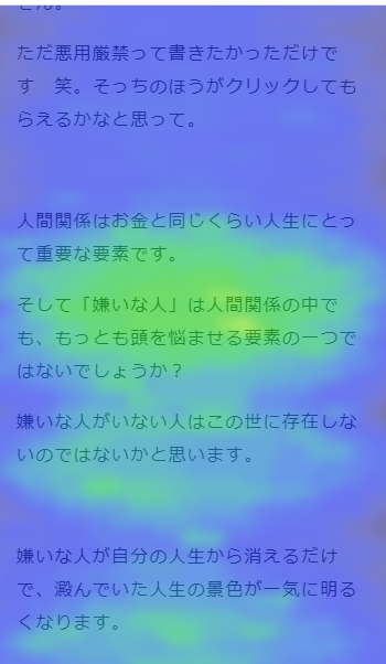 user heat