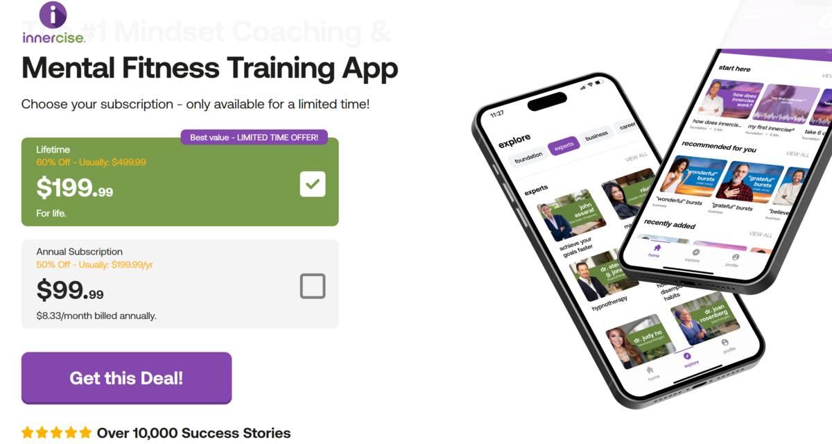 英語のアファメーション音源innercise