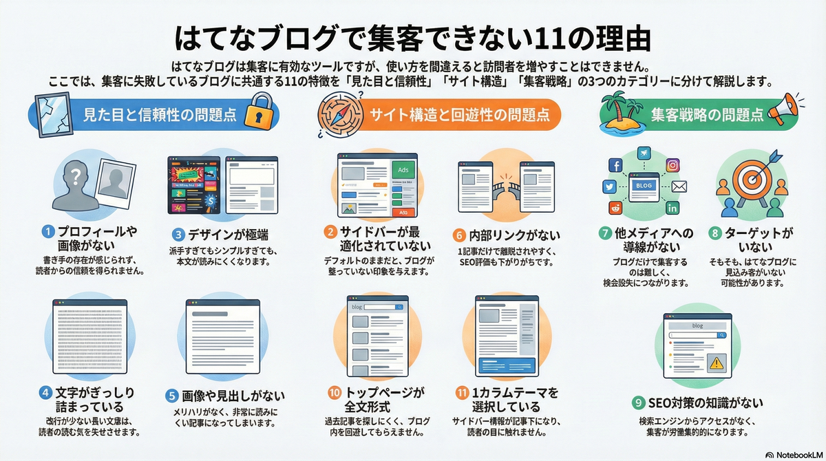 はてなブログで集客できない11の理由