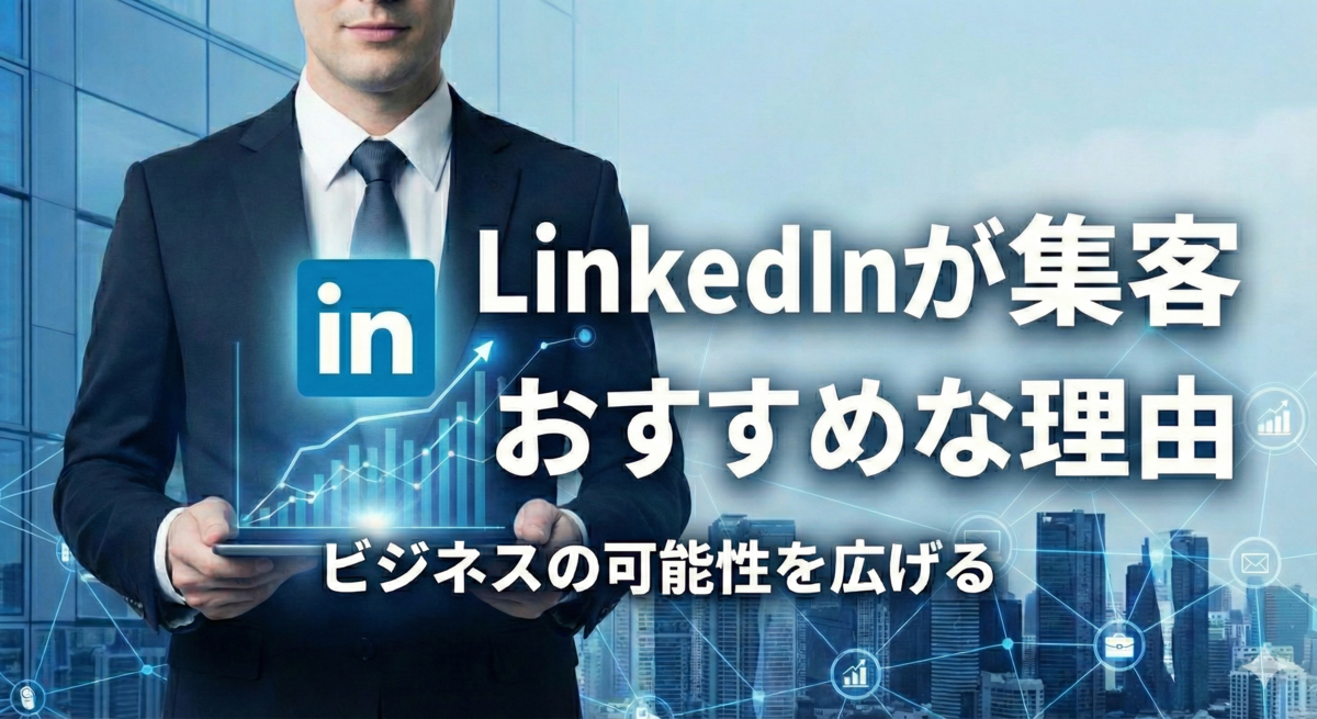 LinkedInが集客におすすめな理由