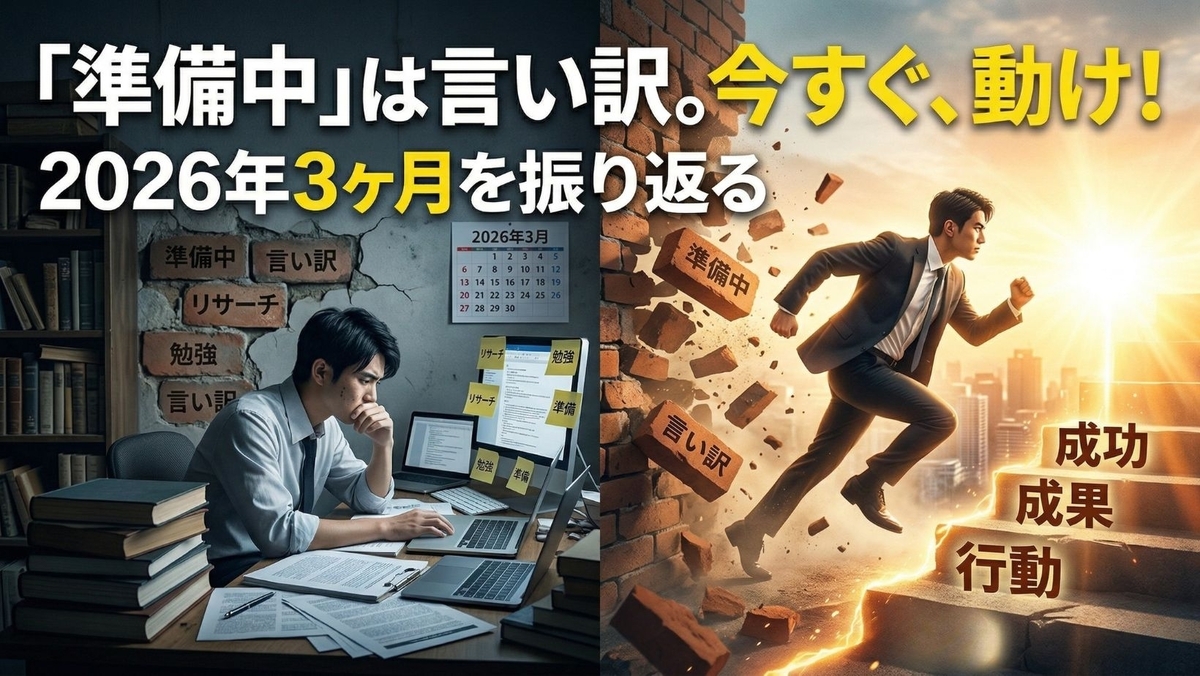 先延ばしと言い訳