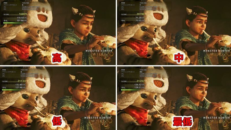 画質の違い