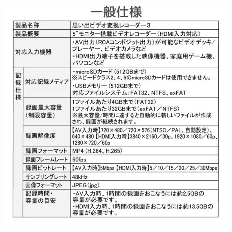 スペック