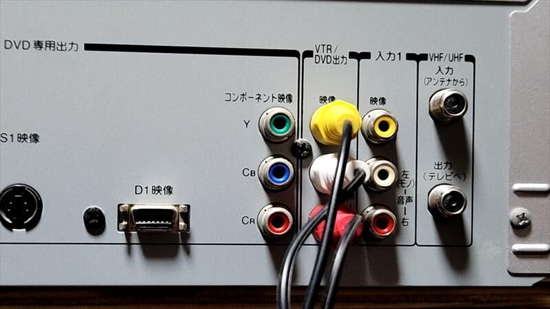 VHS背面