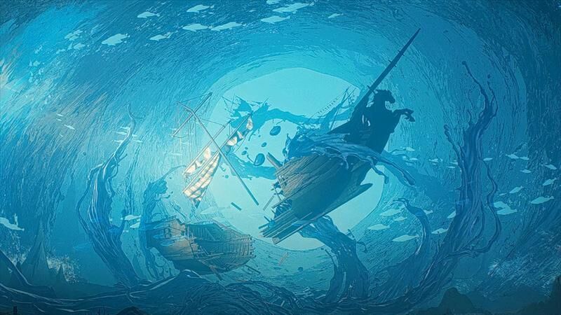 死の歌が纏う海の廃墟