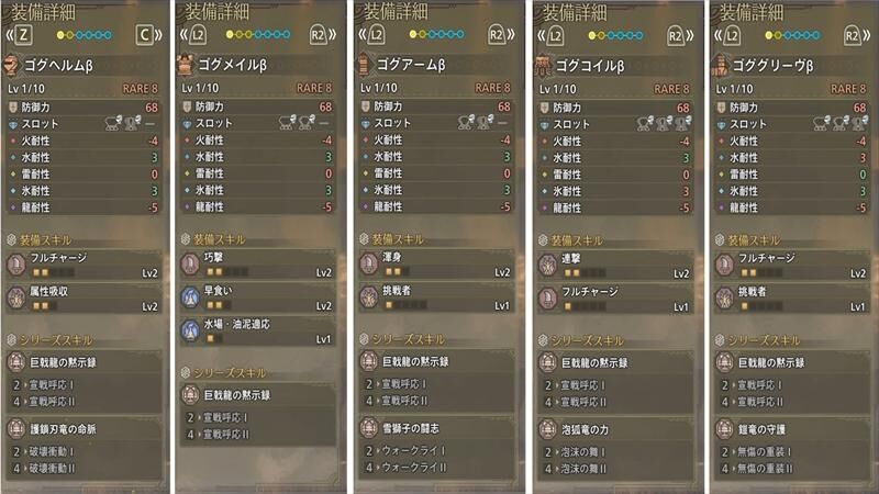 モンハンワイルズ ゴグマジオス β防具