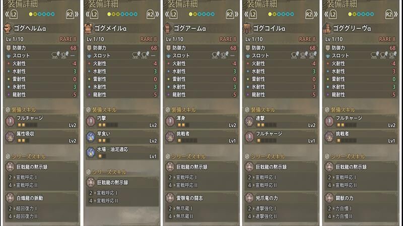 モンハンワイルズ ゴグマジオス α防具
