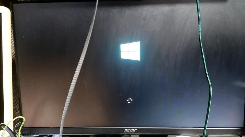 自作PC 起動画面