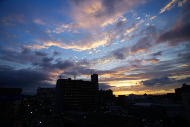 雨あがりの夕焼け－１