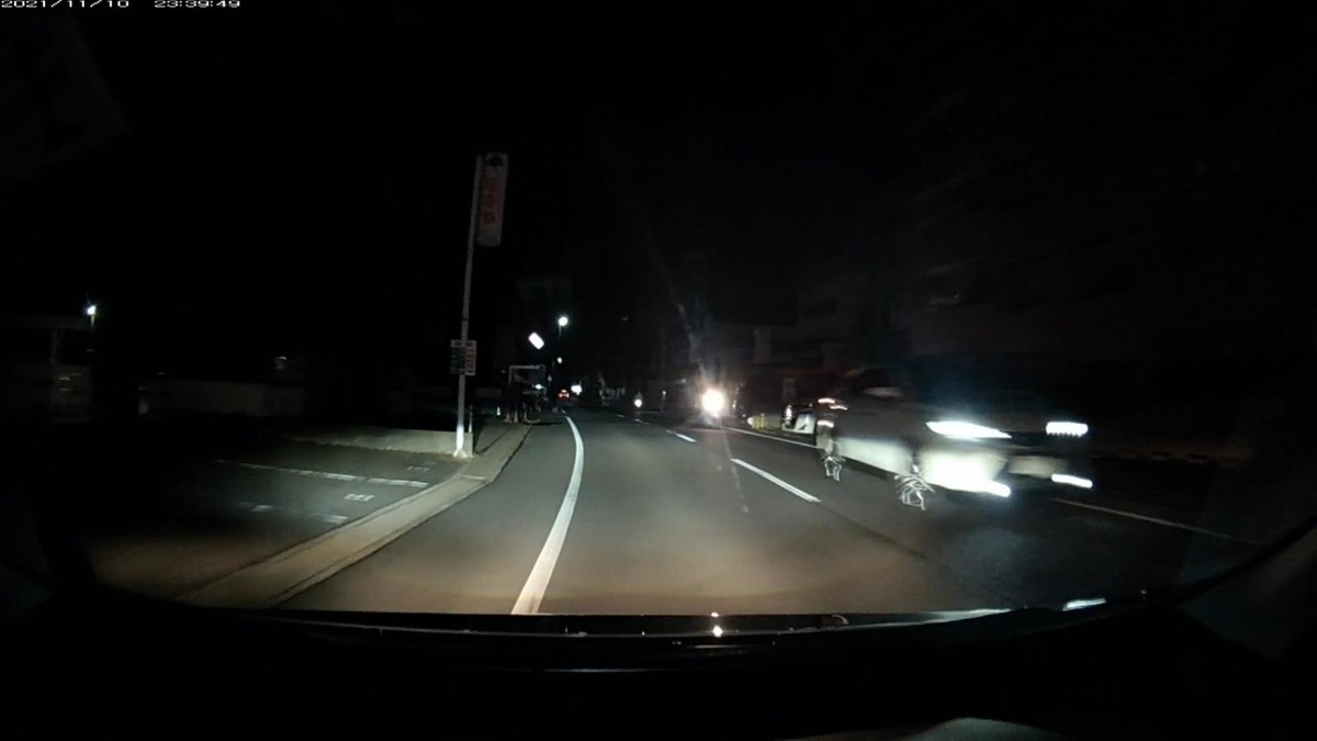 【遭遇車両リスト】  令和３年１１月１０日㈬遭遇ＮＡ台。旧鉄道跡地経由ルート。２６００ｍ。遭遇２第。  遭遇順　塗色　車種　　ナンバー　　　遭遇時の走行距離（特徴・容疑）  ①白　カローラ　岡山３〇〇　〇　・・２４　　２１００ｍ（２桁ナンバー）  ②白　ハリアー　倉敷３〇〇　〇　・１６７　　２１００ｍ（３桁ナンバー）