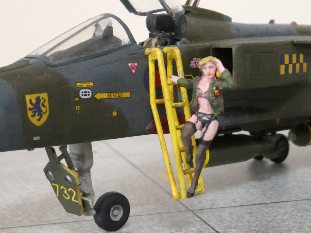 1/72 ハセガワ SEPECAT JAGUAR GR MK.1/A （6） フィギュアとり完で