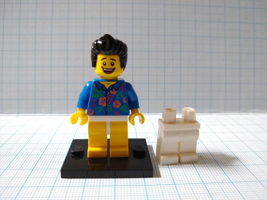 LEGO　ミニフィグ　僕のズボンはどこ男の画像