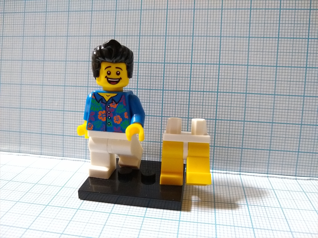 LEGO ミニフィグ 僕のズボンはどこ男の画像