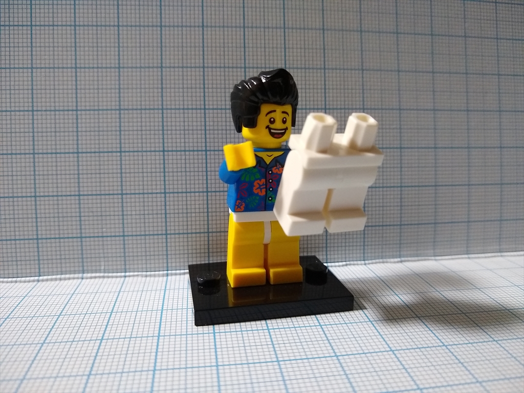 LEGO ミニフィグ 僕のズボンはどこ男の画像