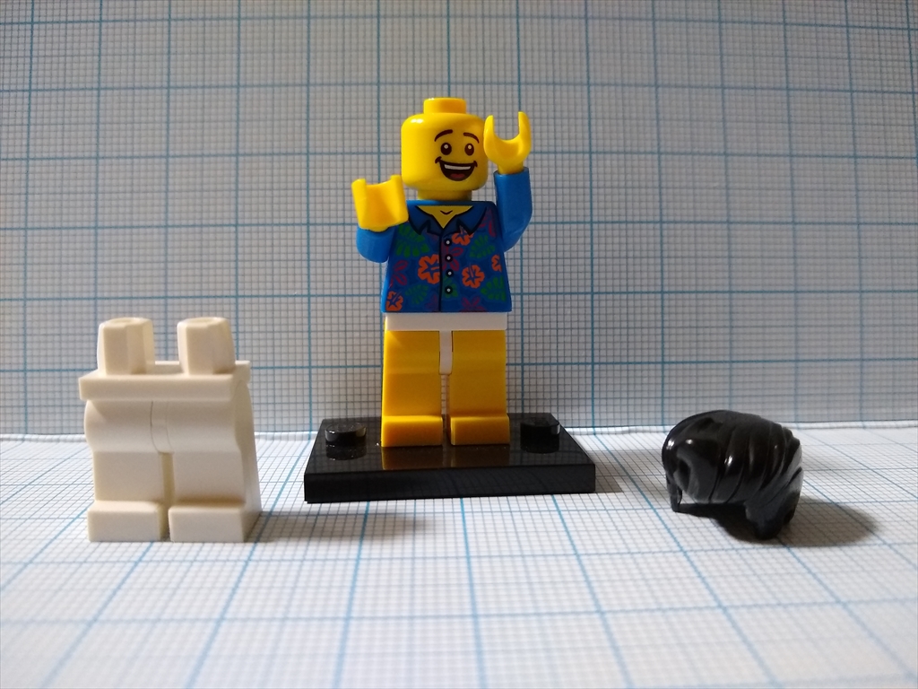 LEGO ミニフィグ 僕のズボンはどこ男の画像