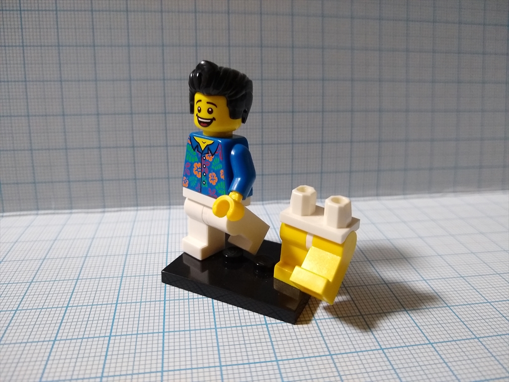 LEGO ミニフィグ 僕のズボンはどこ男の画像