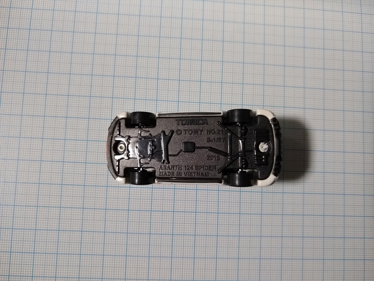 トミカ No.21 アバルト 124 スパイダーの画像６
