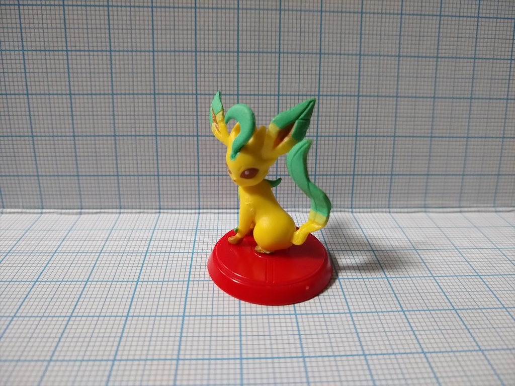チョコエッグ ポケットモンスター サン＆ムーン 02.リーフィアの画像１