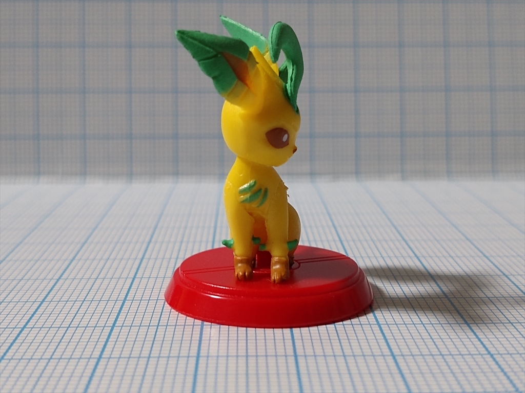 チョコエッグ ポケットモンスター サン＆ムーン 02.リーフィアの画像２