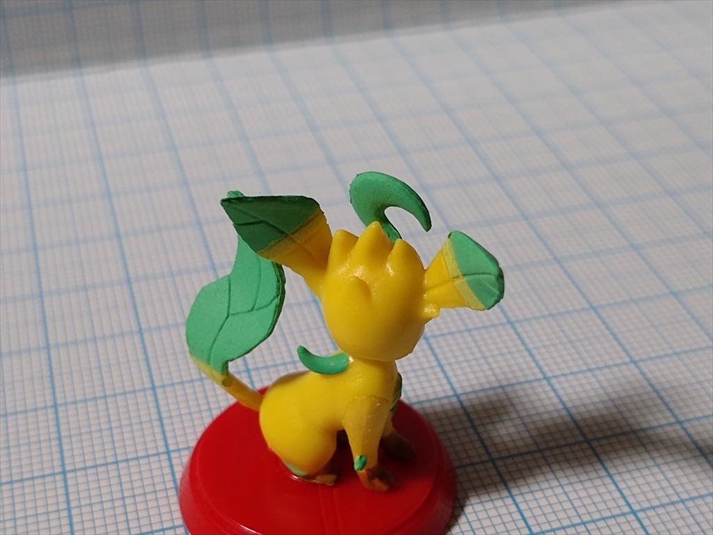 チョコエッグ ポケットモンスター サン＆ムーン 02.リーフィアの画像４