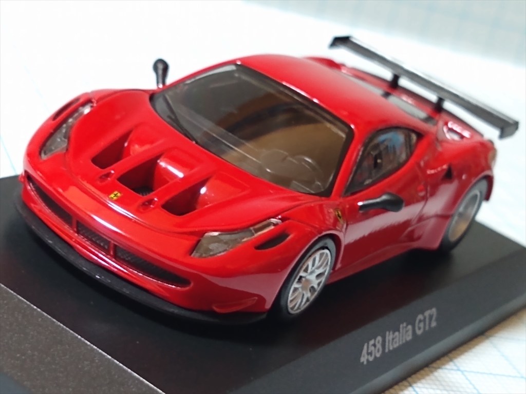 レビュー）京商ミニカー フェラーリミニカーコレクション9 458 Italia