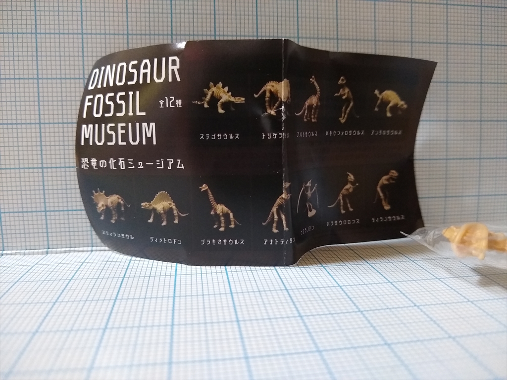 カプセルトイ 恐竜の化石ミュージアム ブラキオサウルス（レビュー）の画像